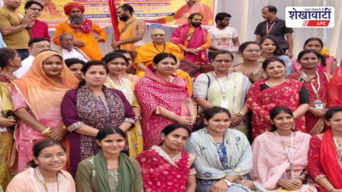 Shakambhari Mata temple inauguration ceremony in Ratangarh Churu Rajasthan