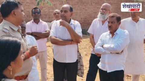 People protest after iron sign boards stolen from Jain gymnasium
