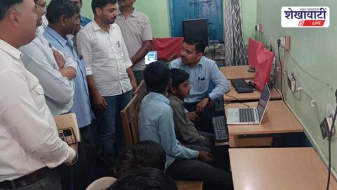 District Collector interacting with villagers during public hearing in Churu