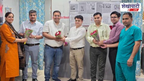 Doctors welcomed at Dhukia Hospital Jhunjhunu for new services