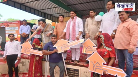 Government rural awareness vehicle campaign held in Nand village Jhunjhunu