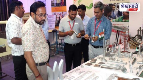 VVDN Technology HR managers visiting SMTI campus in Bagad Rajasthan