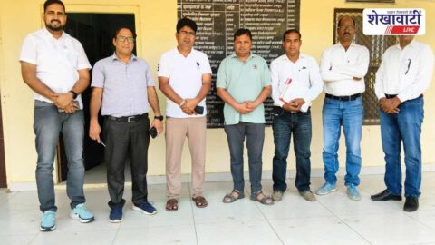 Students applying for scholarship program at Ambedkar Bhawan Jhunjhunu