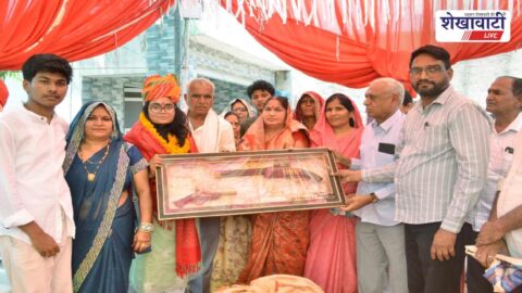 Villagers honor UPSC achiever Preeti Jewariya in Tatija village