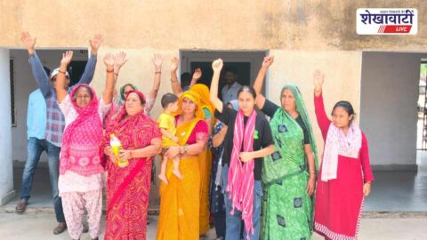Jhunjhunu News : चिड़ावा में पानी संकट पर फूटा लोगों का गुस्सा, विभाग में प्रदर्शन