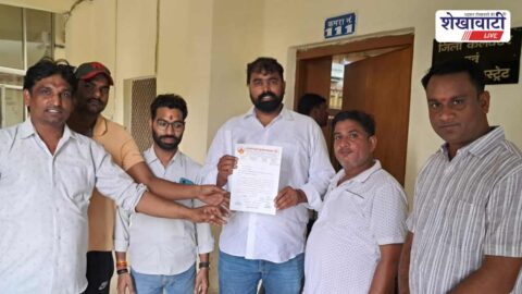 Jhunjhunu News : खाटूश्याम में श्रद्धालु पर हमले के विरोध में ज्ञापन, सुरक्षा बढ़ाने की मांग