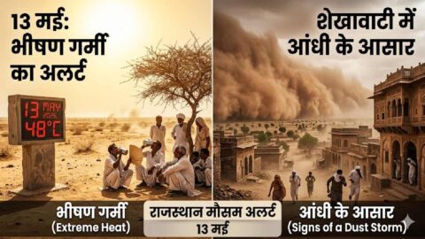 Heatwave and dust storm alert issued across Rajasthan regions