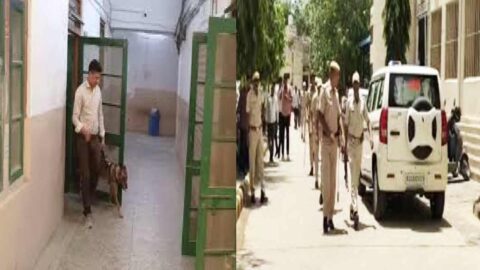 Police search operation at Sikar collectorate after bomb threat email
