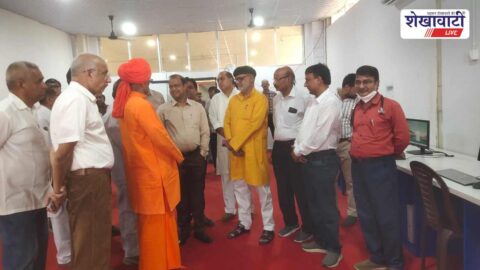 Sikar collector inaugurates computer lab at Sanwali Arogya Hospital