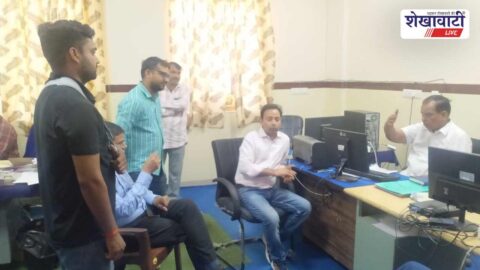 CMHO Ashok Maharia inspects facilities at Palsana Community Health Centre