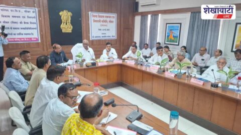 Disha committee meeting held in Sikar collectorate with public representatives