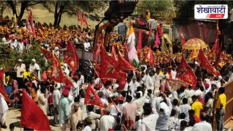 Kalash yatra during Shri Ram Mahayagya at Jalpali Dham