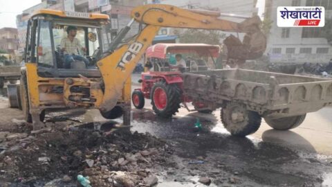 Drain cleaning campaign underway in Sikar before monsoon season