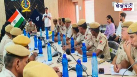 Police officials discuss Umang VII campaign in Churu