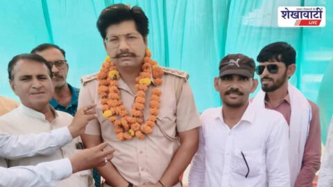 Robin Singh felicitated after becoming union president in Sadulpur