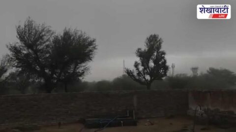 Strong winds and drizzle bring relief from heat in Rajaldesar