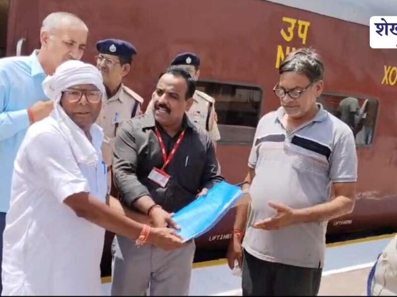 Memorandum submitted for Ratangarh railway station passenger facilities