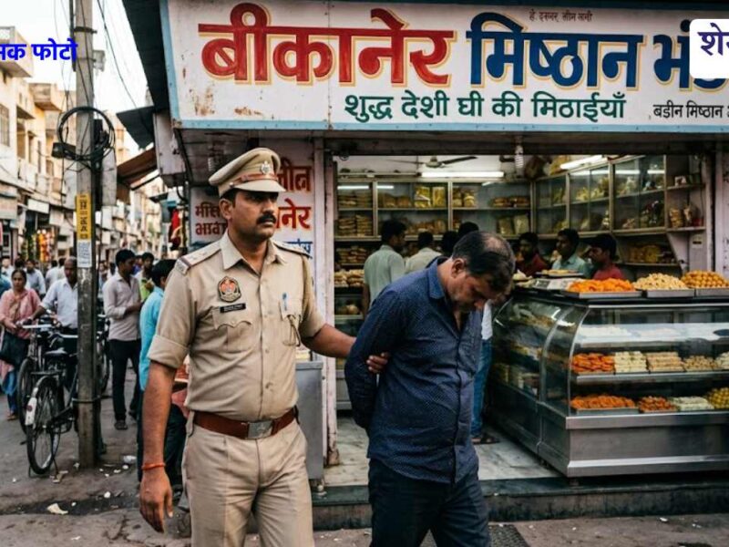 चेक बाउंस के दो मामलों में फरार वारंटी पुणे से गिरफ्तार, मिठाई की दुकान पर छिपकर कर रहा था काम
