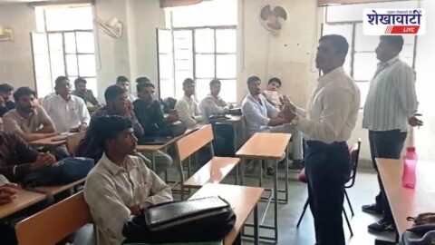 Selected trainees during JSW Steel campus placement at SMTI Bagad