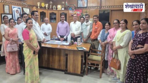 चयन तिथि अंकन की मांग तेज, झुंझुनूं में रेसा-पी ने सौंपा ज्ञापन