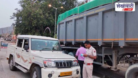 Jhunjhunu News : उदयपुरवाटी में ओवरलोड डंपरों पर डीटीओ की बड़ी कार्रवाई
