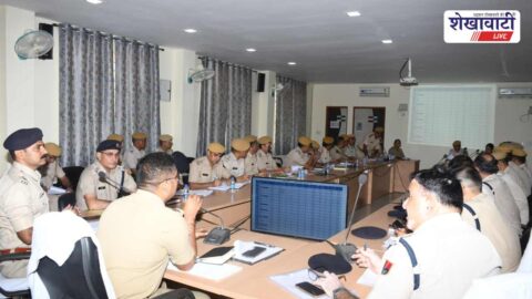 Jhunjhunu SP reviewing crime and law order situation