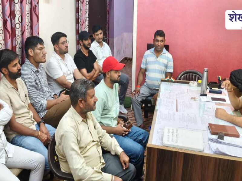Police meeting with coaching operators before NEET exam in Chirawa