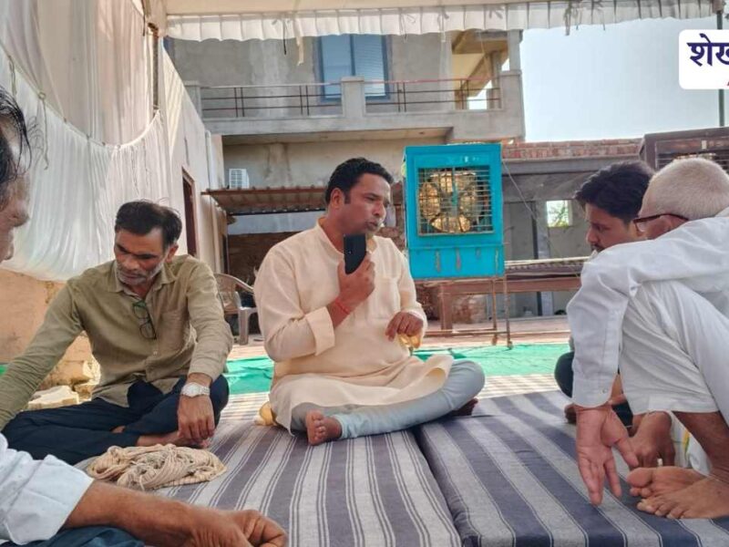 AAP leaders meet grieving family in Udaipurwati village