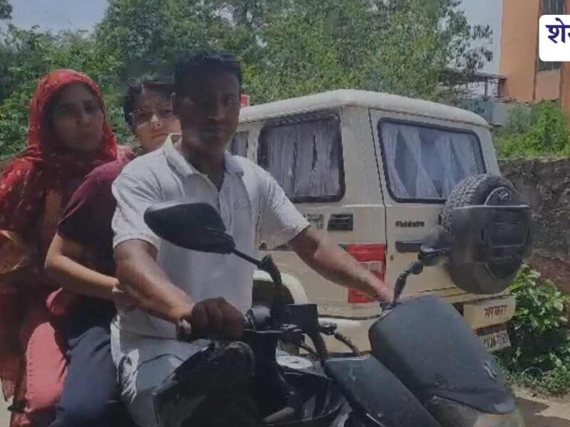 Father helps daughter reach NEET exam with documents