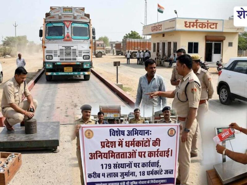 राजस्थान में धर्मकांटों पर बड़ी कार्रवाई, 179 संस्थानों पर जुर्माना; 18 जब्त