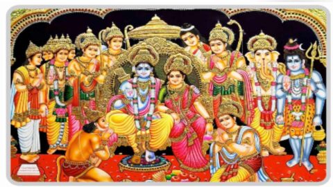 Devotees gather for Ramkatha at Manasagar Balaji Dham