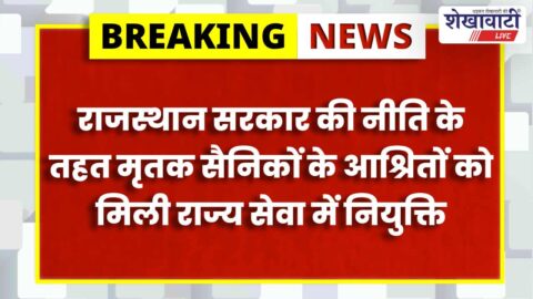 Appointment letters handed to deceased soldiers dependents in Sikar