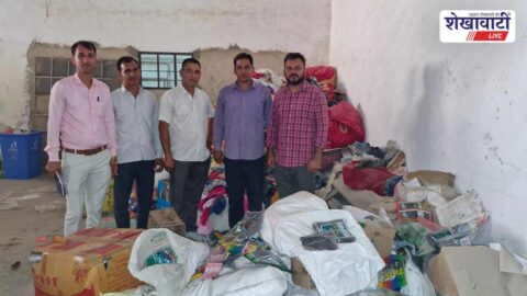 Officials seize banned single use plastic during raid in Sikar