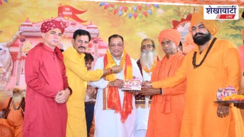 Devotees gather at Shivmath Dham Gadoda for Barsodi event