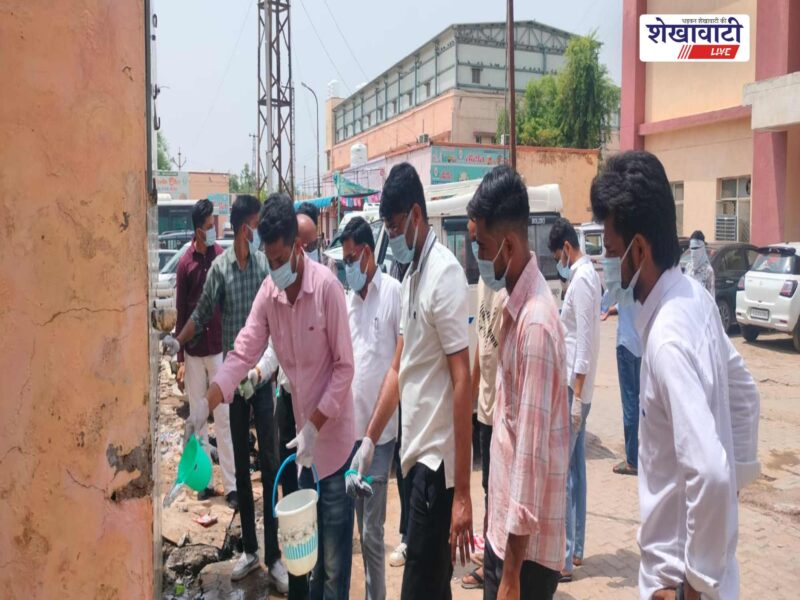 churu-db-hospital-cleanliness-youth-congress-protest