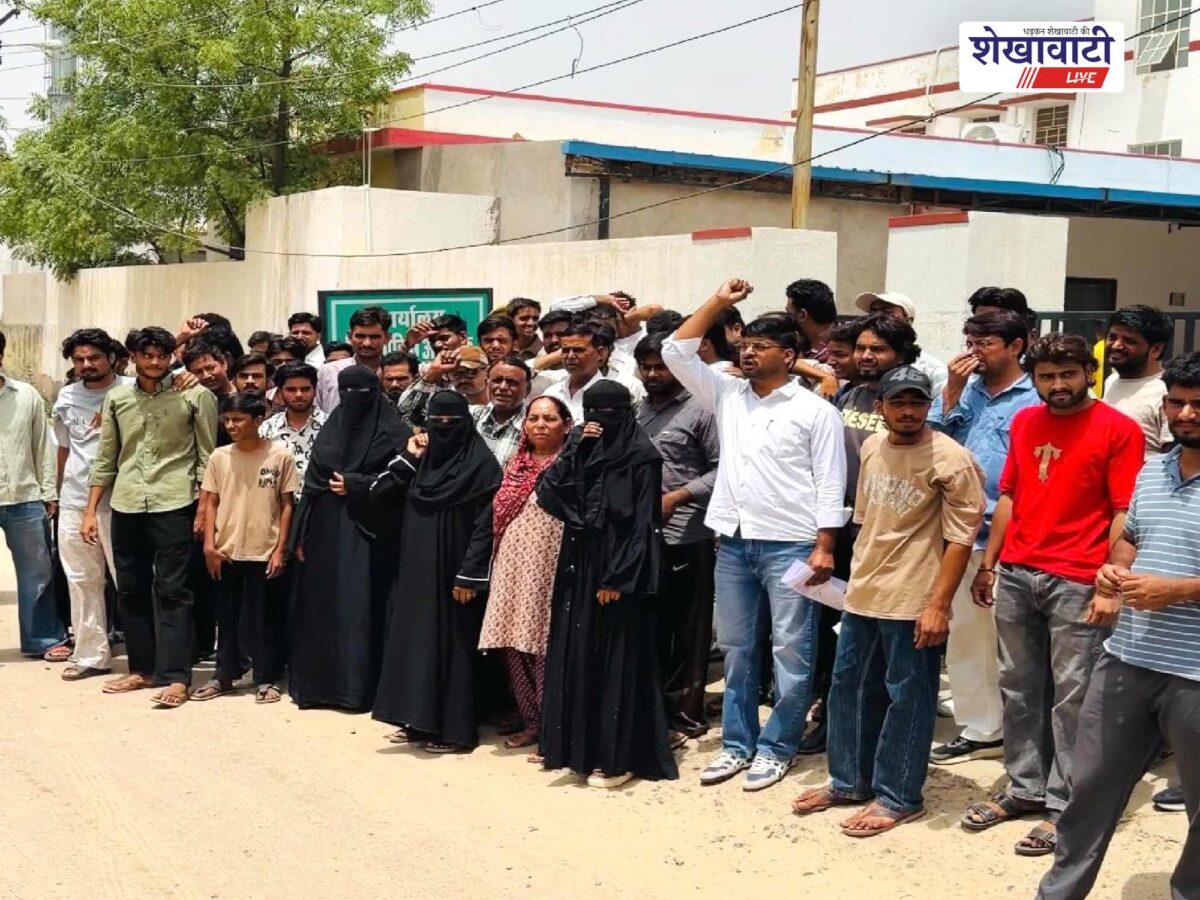 churu-kayamnagar-theft-case-protest-sp-memorandum