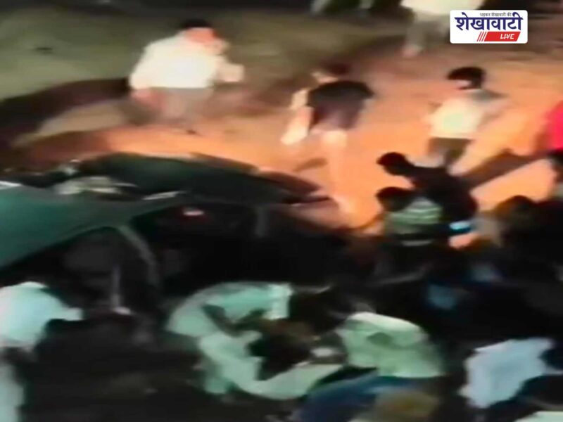 churu-car-overturns-after-hitting-stray-animal-on-national-highway-52