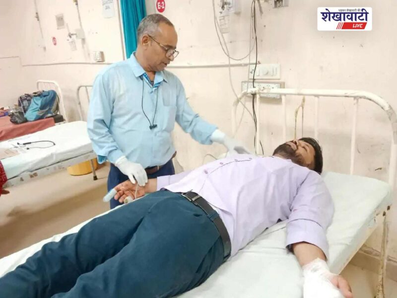 churu-bus-negligence-youth-injured-agrasen-nagar