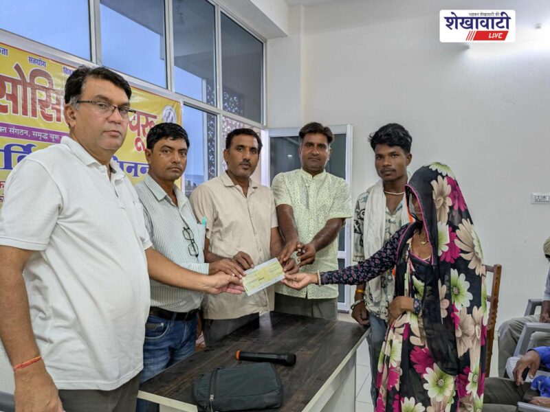 churu-builders-association-financial-aid-deceased-worker-family