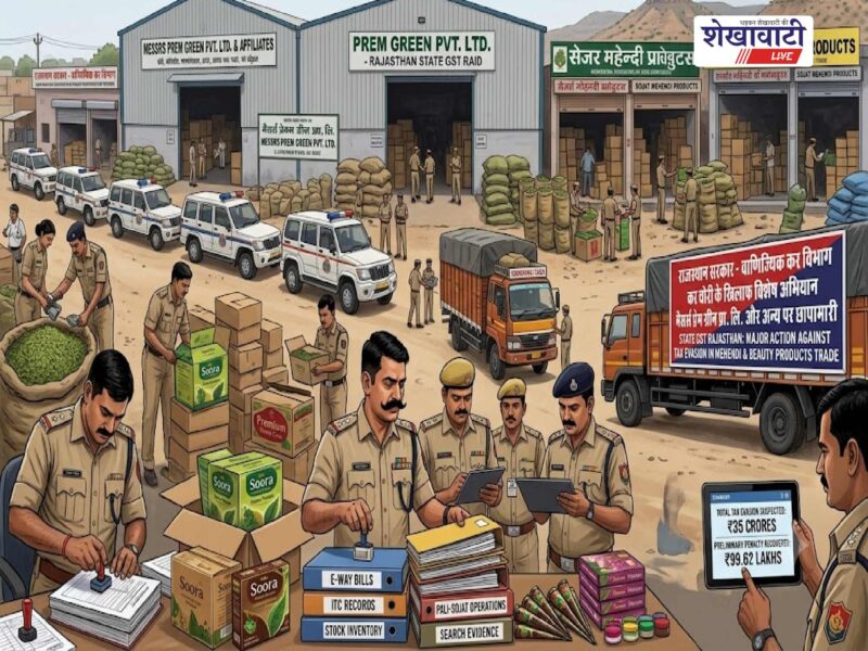 rajasthan-gst-search-tax-evasion-prem-green-july-2026