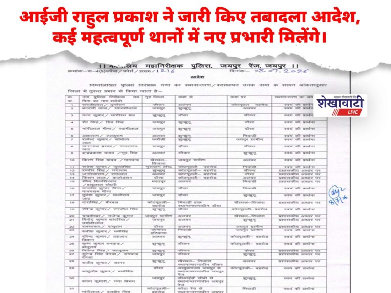 jaipur-range-police-inspectors-transfer-list-sikar-jhunjhunu