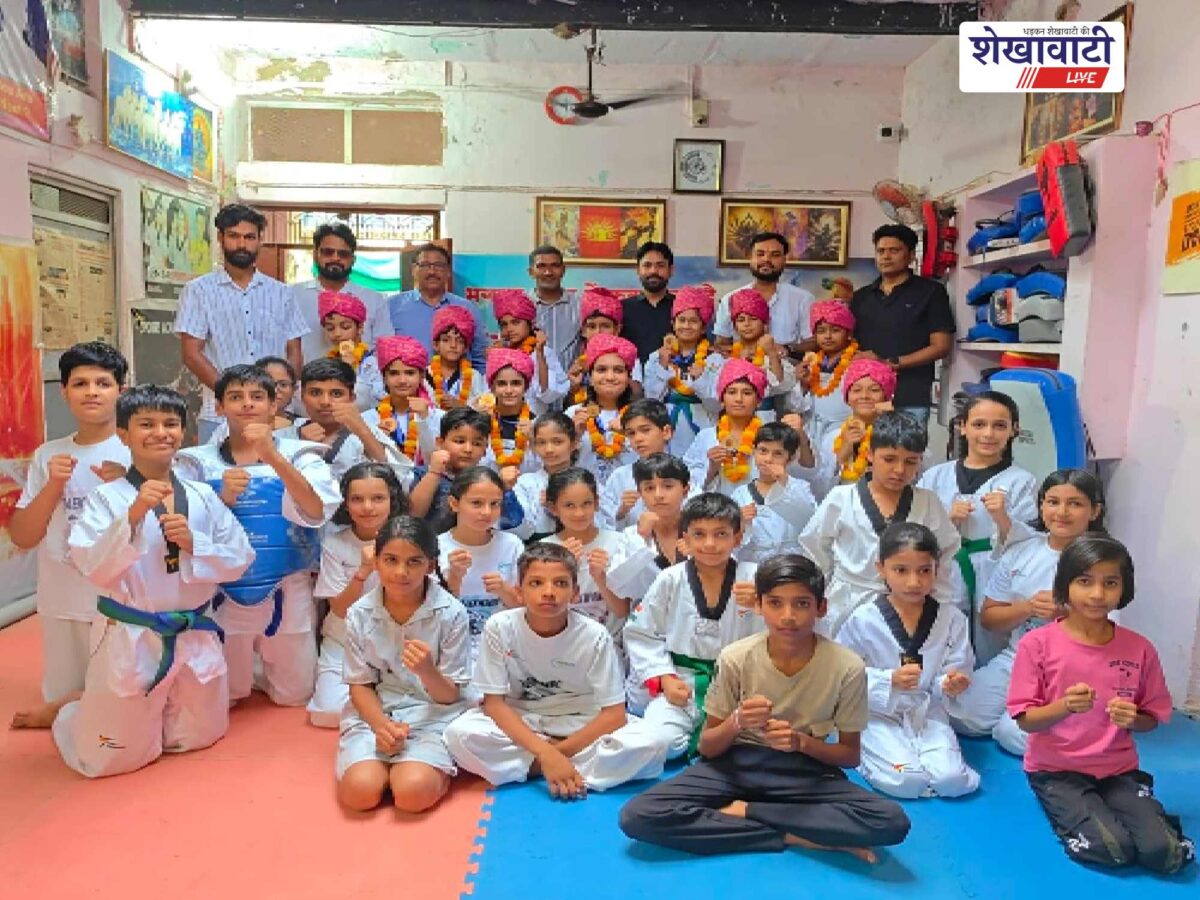 सरिस्का ताइक्वांडो चैंपियनशिप में चिड़ावा का दम, NSR स्पोर्ट्स एकेडमी ने जीते 12 पदक