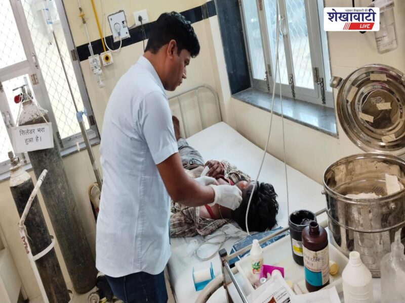 nangal-toll-plaza-bike-collision-4-injured-sikar-refer