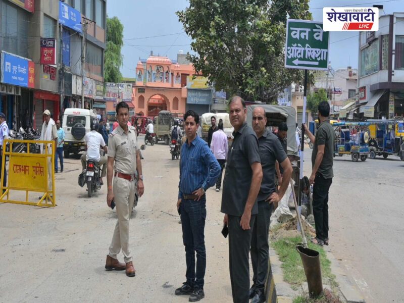 sikar-traffic-police-nagar-parishad-joint-drive-new-traffic-plan