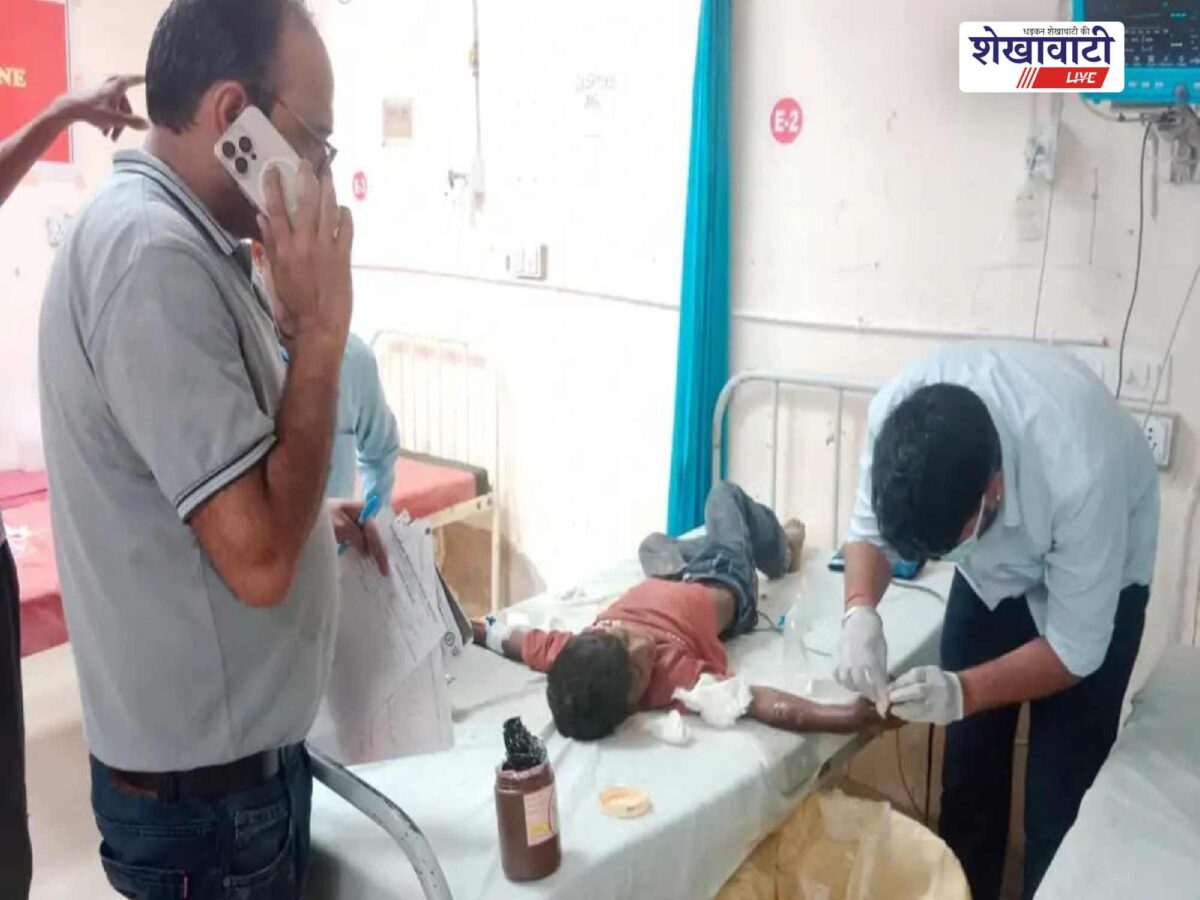 churu-somasi-boy-high-voltage-line-burn-injured-pillar-factory