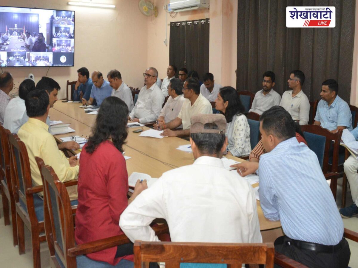 churu-collector-abhishek-surana-weekly-review-meeting-instructions