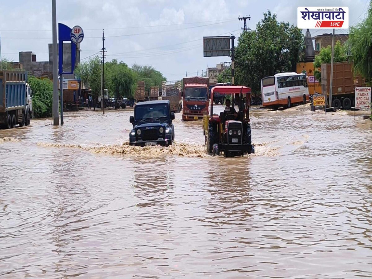 ratangarh-mega-highway-waterlogging-17-hours-drainage-problem