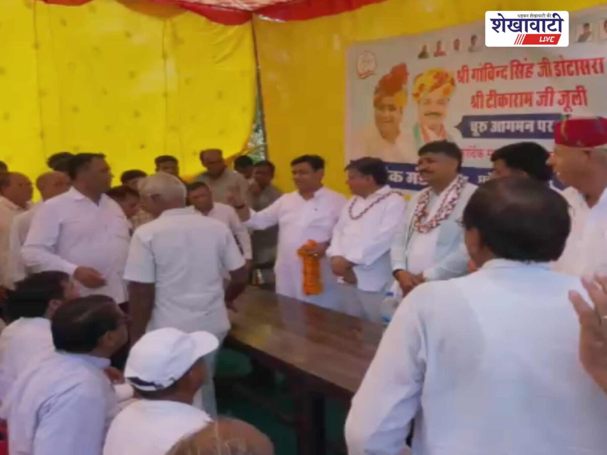 churu-congress-leaders-welcome-ratannagar-bypass