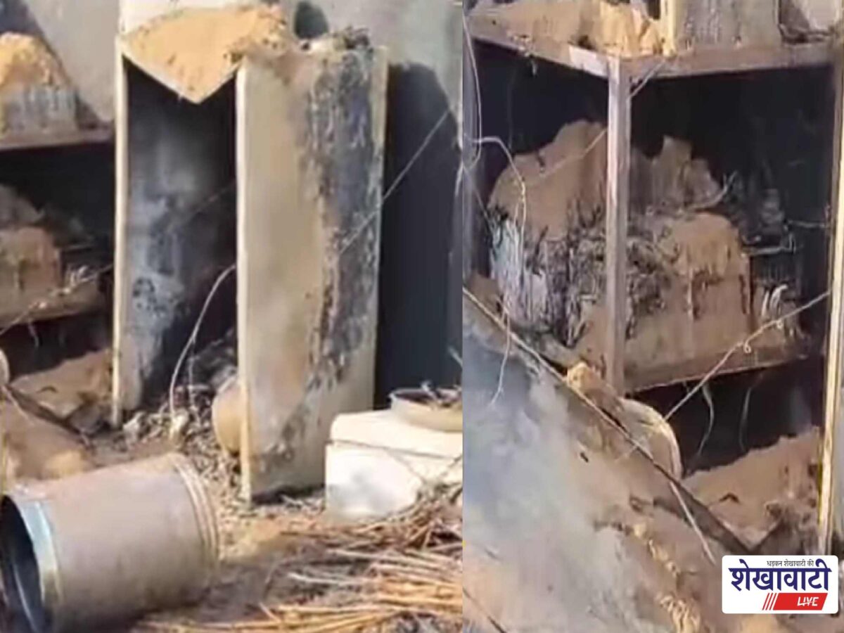 fire-breaks-out-jaysangasar-sardarshehar-dhani-loss-survey