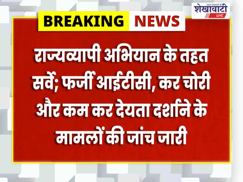 rajasthan-gst-department-statewide-survey-tax-irregularities-rajsamand-jaipur-barmer